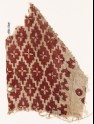 Textile fragment with diamond-shapes and quatrefoils (EA1990.505)