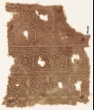 Textile fragment with rosettes in circles, stepped squares, and Maltese crosses (EA1990.519)