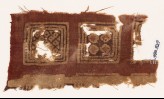 Textile fragment with squares and diamond-shapes (EA1990.527)