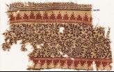 Textile fragment with tendrils, leaves, and flowers (EA1990.586)