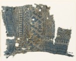 Textile fragment with dots, Z-shapes, and stars (EA1990.59)