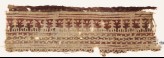 Textile fragment with wavy lines, dots, and possibly stylized trees (EA1990.613)