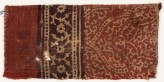 Textile fragment with tendrils, a half-medallion, and rosettes (EA1990.620)