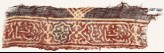 Textile fragment with linked cartouches and Persian-style script (EA1990.630)