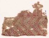 Textile fragment with chevrons, flowers, and snowflakes (EA1990.705)