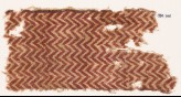 Textile fragment with chevrons