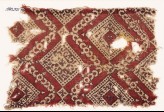 Textile fragment with squares, tendrils, and crosses (EA1990.721)