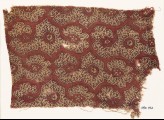 Textile fragment with tendrils and flower-heads (EA1990.752)