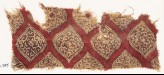 Textile fragment with pointed ovals (EA1990.755)