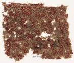 Textile fragment with linked medallions