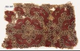 Textile fragment with elaborate interlace