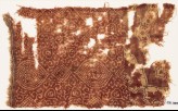 Textile fragment with pointed ovals, squares, and tendrils (EA1990.789)