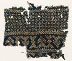 Textile fragment with rosettes, lobed squares, and bandhani, or tie-dye, imitation (EA1990.79)