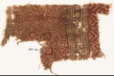 Textile fragment with medallions, quatrefoil, and rosettes (EA1990.791)