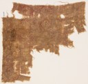 Textile fragment with leaves and quatrefoils