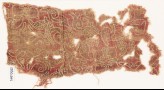 Textile fragment with leaves and quatrefoils