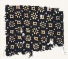 Textile fragment with rosettes, dots, and lobed squares (EA1990.87)