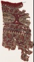 Textile fragment with flowers and Arabic inscription (EA1990.872)