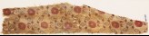 Textile fragment with grid of vines and flowers, probably from a garment (EA1990.873)