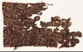 Textile fragment with tendrils and flowers (EA1990.884)