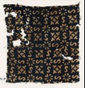 Textile fragment with S-shapes, rosettes, and quatrefoils (EA1990.9)
