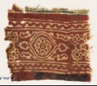 Textile fragment with medallion and linked stars