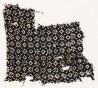 Textile fragment with rosettes, dots, and lobed squares (EA1990.91)