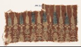 Textile fragment with stylized plants (EA1990.911)