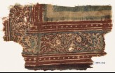 Textile fragment with vine, leaves, and flowers (EA1990.913)