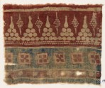 Textile fragment with dots arranged as triangles (EA1990.918)
