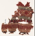 Textile fragment with tendrils, rosettes, and pillars (EA1990.932)