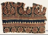 Textile fragment with flowering trees and rosettes (EA1990.936)
