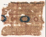 Textile fragment with bands of crosses and medallions (EA1990.938)