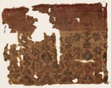 Textile fragment possibly imitating patola pattern, with stylized plants (EA1990.952)