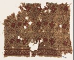 Textile fragment with tendrils, leaves, and flower-heads (EA1990.959)
