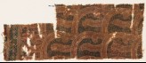 Textile fragment with curving shapes and tendrils (EA1990.961)