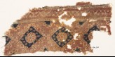 Textile fragment with ornate rosettes and squares (EA1990.965)