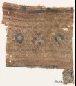 Textile fragment with circles and quatrefoils (EA1990.974)