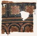 Textile fragment with star-shaped flowers (EA1990.980)