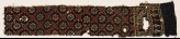 Textile fragment with rosettes and quatrefoils