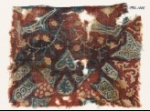 Textile fragment with tendrils, hearts, and tab-shapes (EA1990.1005)