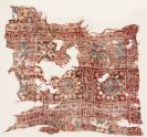 Textile fragment with rosettes, diamond-shapes, and stars (EA1990.1013)