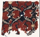 Textile fragment with linked oval medallions (EA1990.1023)