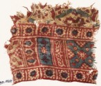 Textile fragment with stars and diamond-shapes (EA1990.1024)