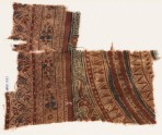 Textile fragment with concentric circles, triangles, and dots (EA1990.1051)
