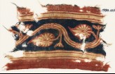 Textile fragment with vine and palmettes