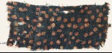 Textile fragment with tendrils and rosettes