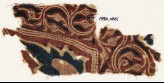 Textile fragment with tendrils, fruit, and leaves (EA1990.1061)