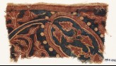 Textile fragment with stem, tendrils, and bunches of fruit (EA1990.1062)