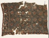 Textile fragment with flower-heads and tendrils (EA1990.1103)